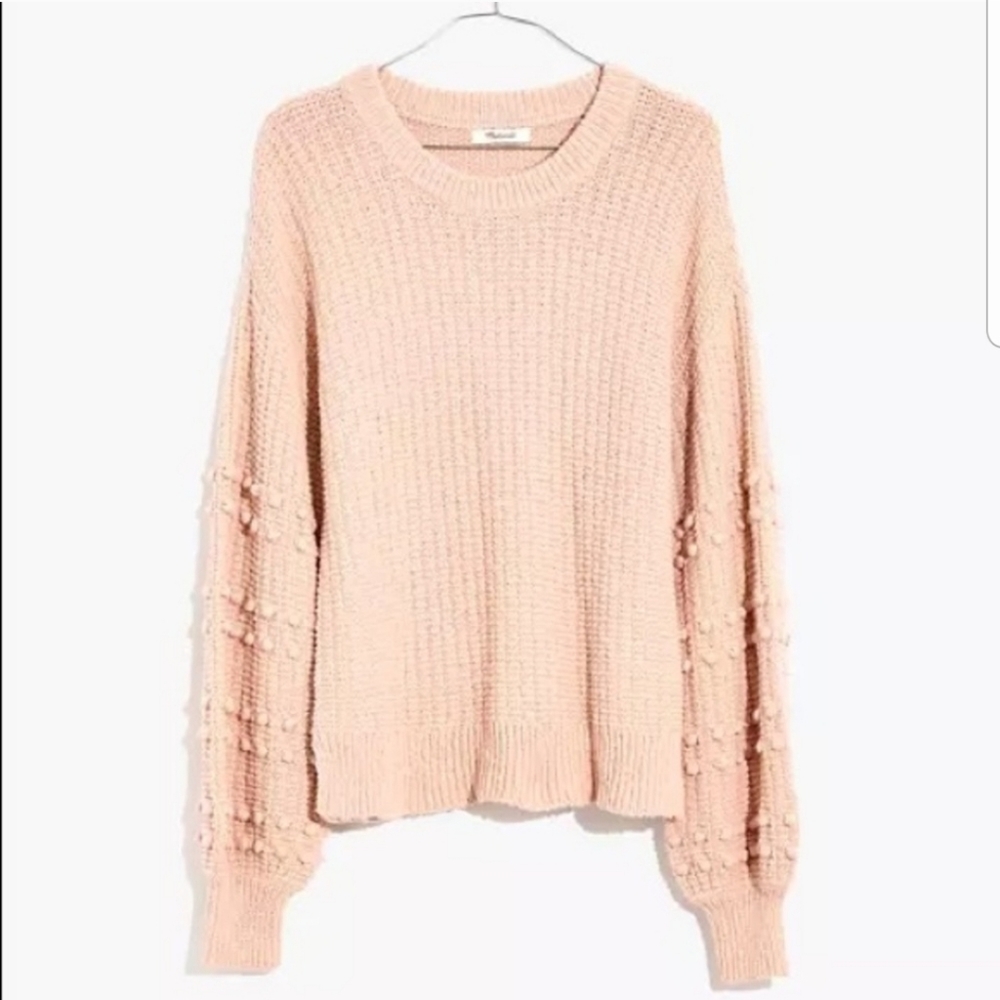 Madewell blush bobble sweater